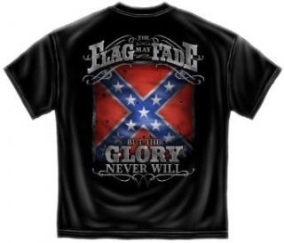Redneck T Shirt The Flag May Fade But Glory Never Will: Clothing