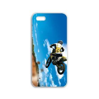 Design Apple Iphone 5/5S Motorcycles Series motocross stunt wide Bikes Motorcycles Black Case of Unique Cellphone Skin For Girls: Cell Phones & Accessories