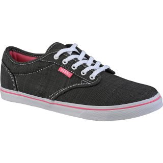 VANS Womens Atwood Low Skate Shoes   Size: 8.5, Grey/pink