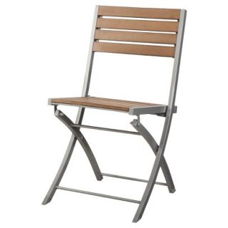 Outdoor Patio Furniture: Threshold Wood Folding Chair, Bryant Collection