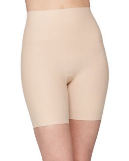 Womens Seamless Cotton Control Shorts, True Nude   Commando   True nude (SMALL)