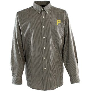 Antigua Pittsburgh Pirates Mens Focus Shirt   Size: Large, Black (ANT PIR