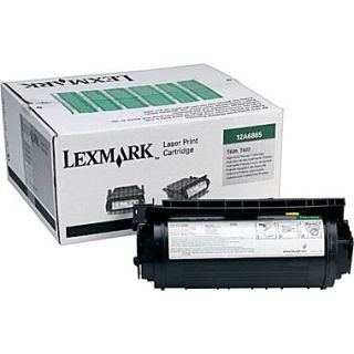Lexmark 12A6865 Black Toner Cartridge, High Yield