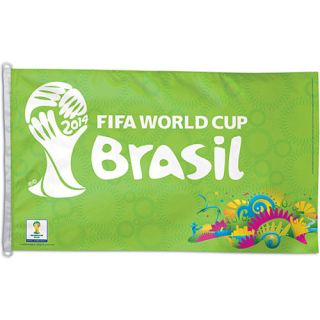 Premiership Soccer FIFA World Cup 2014 Premium Soccer Fan Flag (500 93014)