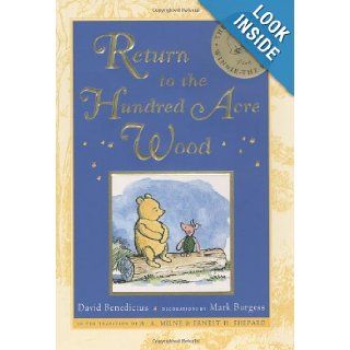 Return to the Hundred Acre Wood (Winnie The Pooh Collection): David Benedictus, Mark Burgess: 9780525421603: Books