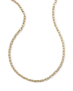 18k Gold Oval Link Chain Necklace   Ippolita   Gold (18k )