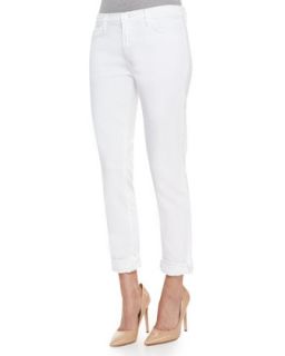 Womens Jake Slim Boy Fit in Pure White   J Brand Jeans   Pure white (31)