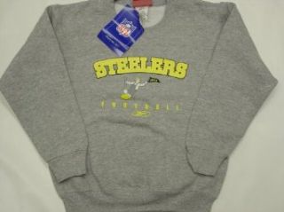 Pittsburgh Steelers 1954 Youth/Kids Grey Sweatshirt : Sports Fan Sweatshirts : Clothing