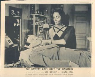 BOWERY BOYS MEET THE MONSTERS LEO GORCEY ON BED LOBBY: Entertainment Collectibles