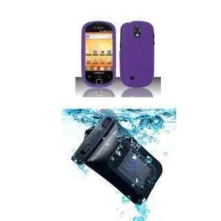 Samsung Gravity Smart T589 (T Mobile) Rubberized Case Cover Protector   Purple (free ESD Shield Bag): Cell Phones & Accessories