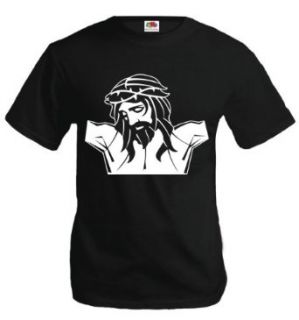 T Shirt Jesus Christ Face: Clothing