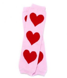 juDanzy baby girls and toddler Red Sweet Hearts print leg warmers: Clothing