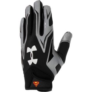UNDER ARMOUR Adult Alter Ego Superman F4 Football Receiver Gloves   Size: L,