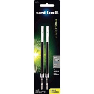 uni ball Bold Rollerball Refills For Most uni ball Retractable Rollerball Pens, 2/Pack, Blue