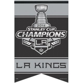 Wincraft LA Kings 2014 Stanley Cup Champions 17x26 Premium Banner   On Ice
