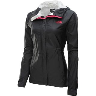 THE NORTH FACE Womens Venture Waterproof Jacket   Size: Small, Black/cerise