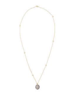 African Pave Sapphire Pendant Necklace, 30L   Marco Bicego   Sapphire