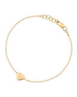 Heart Charm Bead Bracelet, Golden   Michael Kors   Gold