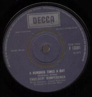 A Hundred Times A Day 7 Inch (7" Vinyl 45) UK Decca 1972: Music