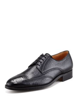 Mens Peccary Wing Tip Lace Up   Gravati   (9)