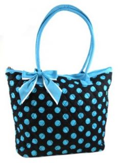Pink Quilted Cotton Polka Dot Tote Bag: Shoes