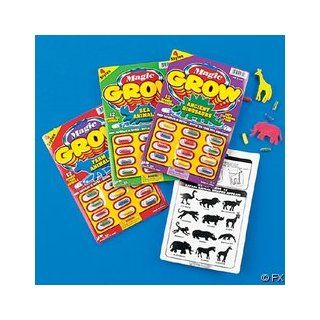 Magic Growing Animal Capsules   36 Pc (1 dozen per card, 3 cards per order): Toys & Games