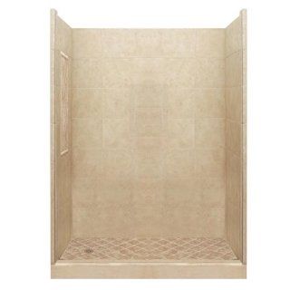 American Bath Factory P21 2803P CH Basic Shower Package in Medium Stone: Home Improvement