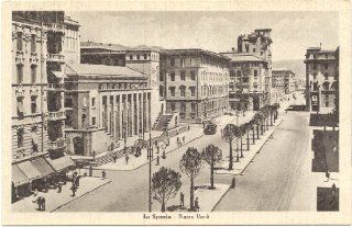 1940s Vintage Postcard   Piazza Verdi   La Spezia, Italy: Everything Else