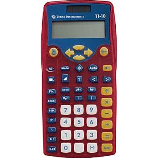 Texas Instruments TI 10 Elementary Calculator, Teacher Pack