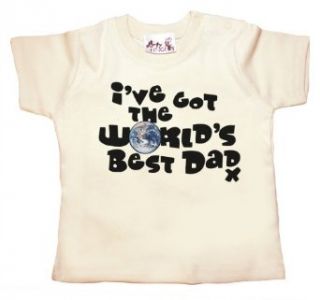Dirty Fingers   I've got the World's Best Dad x   Baby & Toddler T shirt: Clothing
