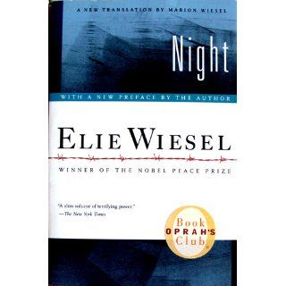 Night: Elie Wiesel, Marion Wiesel: 9780374500016: Books