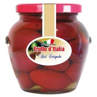 Frutto d'Italia Red Cerignola Olives   13 oz : Black Cerignola Olives Produce : Grocery & Gourmet Food