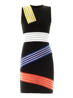 Colour block multi stripe dress  Christopher Kane  MATCHESFA