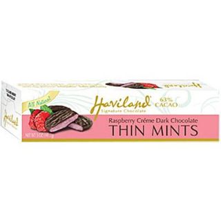 Haviland All Natural Raspberry Thin Mints, 3.5 oz. Box, 12 Boxes