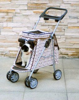 LET'S GO PET STROLLER   STYLISH FOLDABLE PET STROLLER : Pet Carrier Strollers : Pet Supplies