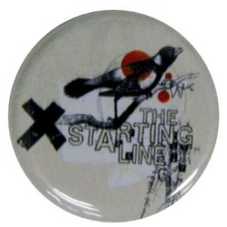 The Starting Line   Unisex adult Starting Line   Branch Button White: Clothing
