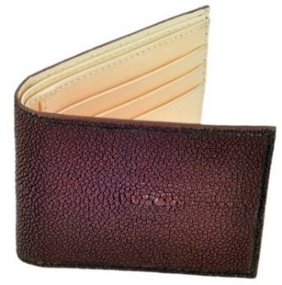 Stingray Leather Bifold Wallet, Brown W/ Tan Leather Interior at  Mens Clothing store