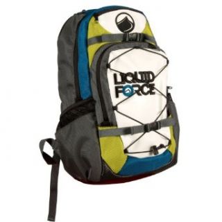Liquid Force 2014 Deluxe Ltd Backpack (Green/Black) Backpacks: Clothing
