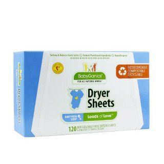 Babyganics Dryer Sheets, 120 count, Packaging May Vary: Health & Personal Care