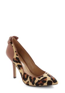 Leopards and Bounds Heel  Mod Retro Vintage Heels