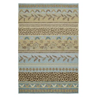 Kaleen Home and Porch Idle Hour 2028 34 Indoor/Outdoor Area Rug   Glacier   Area Rugs