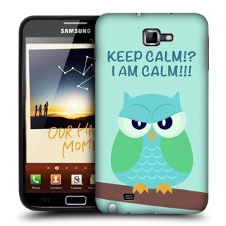 Head Case Designs Green Wing Mean Owl Hard Back Case Cover For Samsung Galaxy Note N7000 I9220: Cell Phones & Accessories