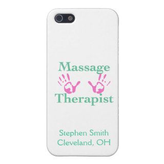 Massage Therapist: Pink Hand Prints Case For iPhone 5