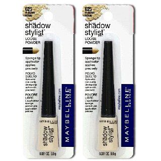 2 PACK Maybelline Shadow Stylist Loose Powder, Elegant Pearl #625 : Eye Shadows : Beauty