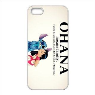 FashionCaseOutlet Ohana Means Family Lilo and Stitch Accessories TPU Cases Accessories for Apple Iphone 5 Cell Phones & Accessories