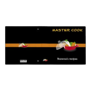 MASTER COOK   binder with your name