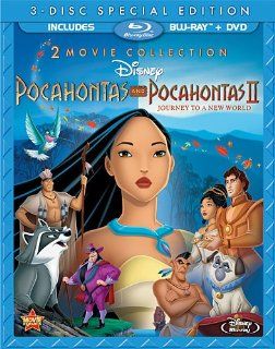 Pocahontas Two Movie Special Edition (Pocahontas / Pocahontas II Journey To A New World) (Three Disc Blu ray/DVD Combo in Blu ray Packaging) Mel Gibson, Christian Bale, David Ogden Stiers, Linda Hunt, Irene Bedard, Billy Connolly, James Apaumut Fall, Joe