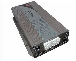 MEAN WELL TS 1000 112 12 VOLT 1000 WATT TRUE SINE WAVE DC / AC INVERTER WITH DUAL GFCI OUTLETS  Vehicle Power Inverters 