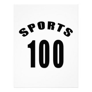 100 Sports Birthday Designs Letterhead Template