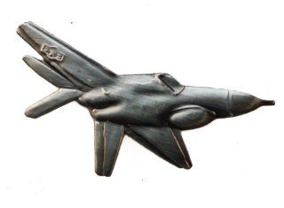 F22 Raptor Fighter Aircraft Stealth Pewter plated Plane pin: Jewelry